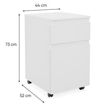 Kontejner  KRISTA 31 bílá 9