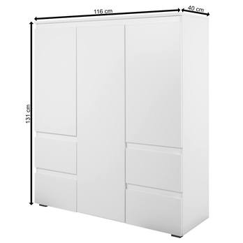 Komoda  KRISTA 53 bílá 6