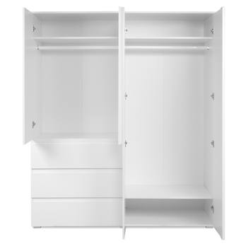 Šatní skříň KRISTA 60C bílá 1