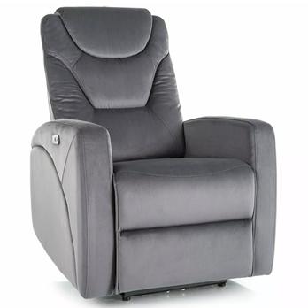 Relaxační křeslo KRUNUS šedá 1