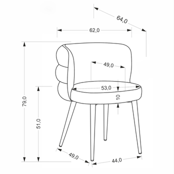 Jídelní židle KS-575 béžová 10