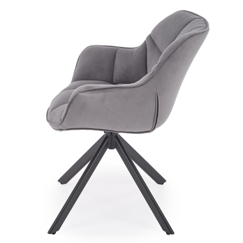 Jídelní židle KS-610 šedá/černá 3