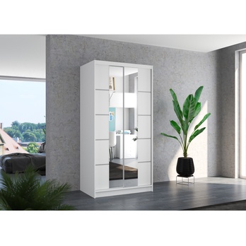 Šatní skříň KSAVERA bílá 1