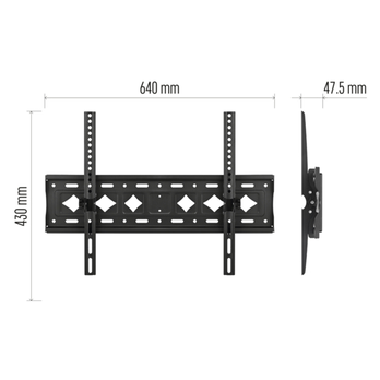 Držák na TV KT02T naklápěcí, 32"-75" 4