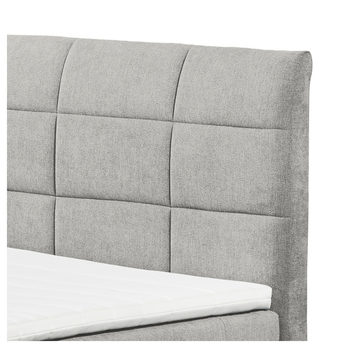 Postel boxspring KUBA 2 světle šedá, 120x200 cm 4
