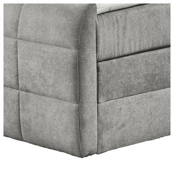 Postel boxspring KUBA 2 světle šedá, 120x200 cm 5
