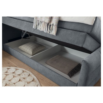 Postel boxspring KUBA 2 antracitová, 120x200 cm 3