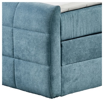 Postel boxspring KUBA 2 světle modrá, 120x200 cm 5