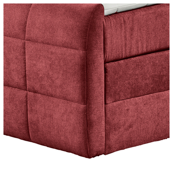 Postel boxspring KUBA 2 vínová, 120x200 cm 5
