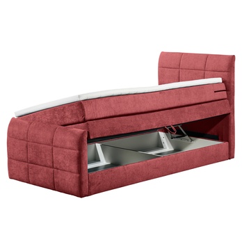 Postel boxspring KUBA 2 vínová, 120x200 cm 2
