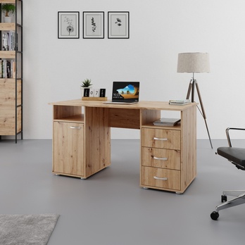 Psací stůl KUBA dub artisan 1