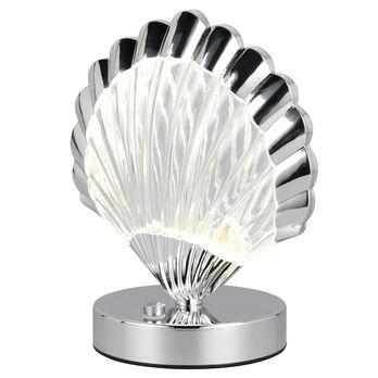 Stolní lampa KUORI chrom/průhledná 1