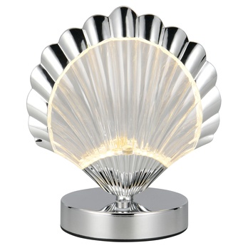 Stolní lampa KUORI chrom/průhledná 4