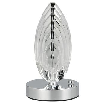 Stolní lampa KUORI chrom/průhledná 7