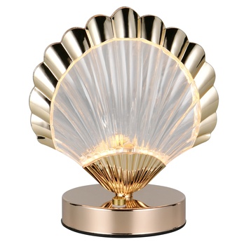 Stolní lampa KUORI zlatá/průhledná 4