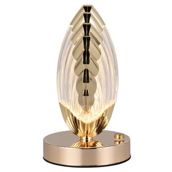 Stolní lampa KUORI zlatá/průhledná 6