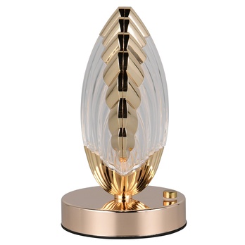 Stolní lampa KUORI zlatá/průhledná 7