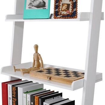 Regál LADDER bílá 8