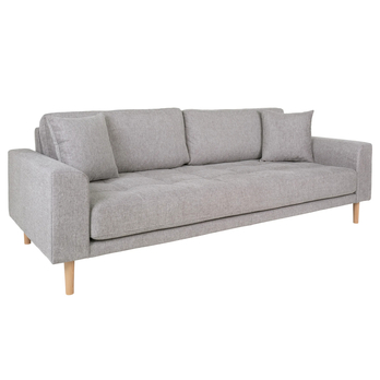 Pohovka LADIDO I210 světle šedá/přírodní 1