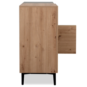 Komoda LAKKA 01A dub artisan/černá 8