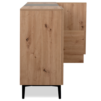 Komoda LAKKA 01B dub artisan/černá 8
