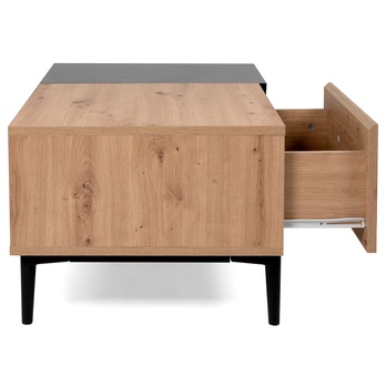 Konferenční stolek LAKKA 55A dub artisan/černá 8