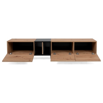 TV komoda LAKKA 56A dub artisan/černá 5