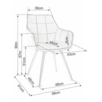 Jídelní židle LALAO zelená/černá 1