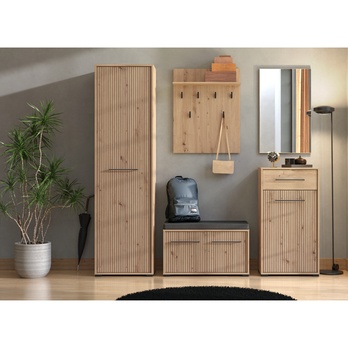 Komoda LANDES dub artisan/černá 1
