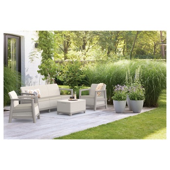 Zahradní sestava LARI šedá/béžová 1