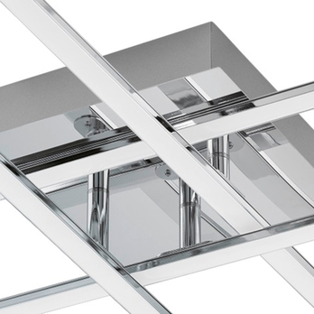 Stropní LED svítidlo LASANA 1 chrom/bílá 1