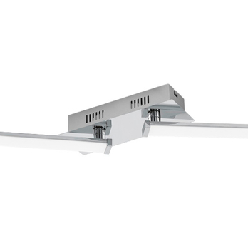 Stropní LED svítidlo LASANA 2 chrom, šířka 100 cm 1