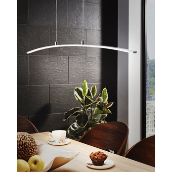 Závěsné LED svítidlo LASANA chrom, výška 100 cm 1