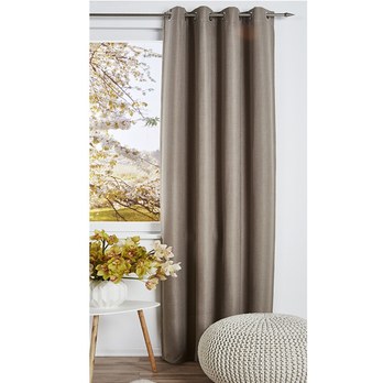 Závěs LAURA šedohnědá 1