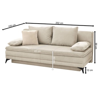 Pohovka  LAURIN béžová 4