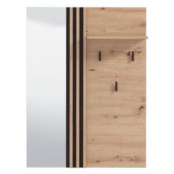 Předsíňový panel LAVAL dub artisan/černá 2