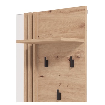 Předsíňový panel LAVAL dub artisan/černá 3