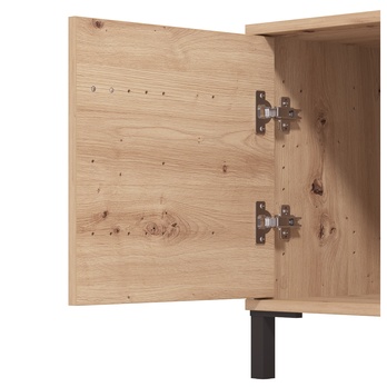 Předsíňová stěna LAVAL dub artisan/černá 4
