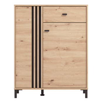 Komoda LAVAL dub artisan/černá 3