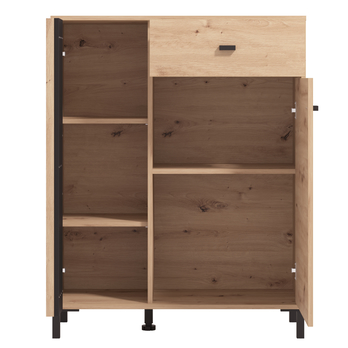 Komoda LAVAL dub artisan/černá 2