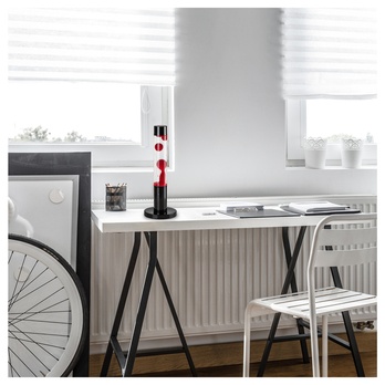 Lávová lampa LAVASTIC červená/černá 1