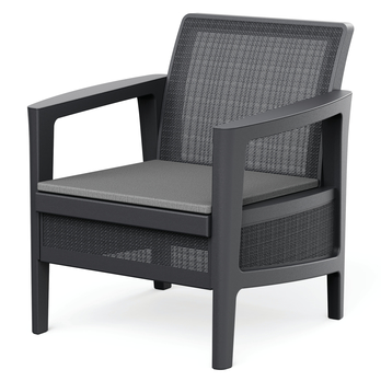 Zahradní sestava LAVONE 1 grafitová/šedá 2