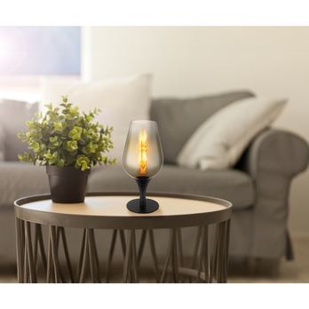 Stolní lampa LAVUS III černá/zlatá 1