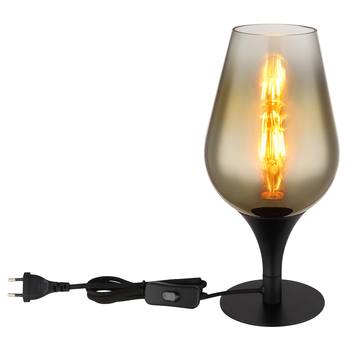 Stolní lampa LAVUS III černá/zlatá 3