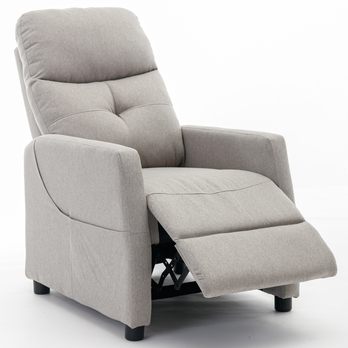 Relaxační křeslo LAWRENCE I stříbrná 6