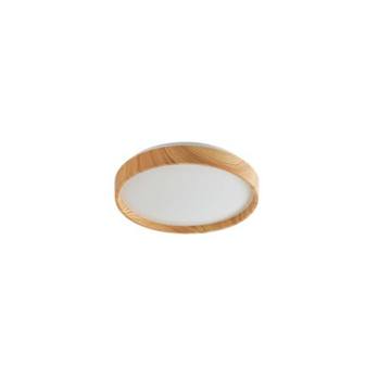 Stropní LED svítidlo LEANA 2 bílá/hnědá, průměr 26 cm 1