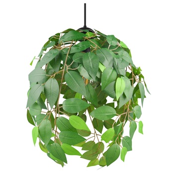 Závěsné svítidlo LEAVY zelená/černá, šířka 38 cm 5