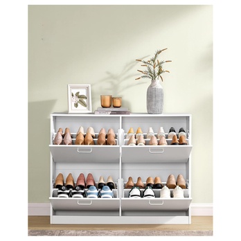 Výklopný botník LECO bílá 1