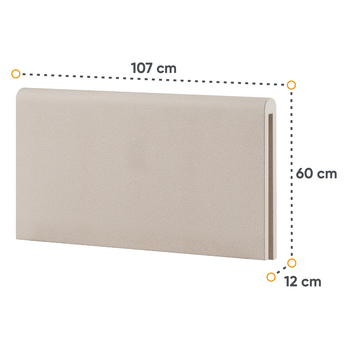 Čelo postele LENNY béžová, šířka 90 cm 4