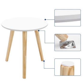 Přístavné stolky LET07 bílá 3